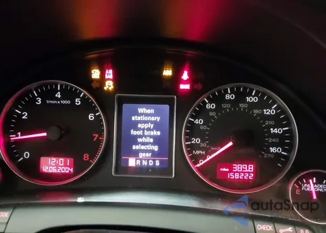 2005 Audi A4 2.0T from USA, damaged, VIN WAUDF68EX5A439580